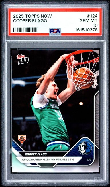 #124 COOPER FLAGG PSA 10