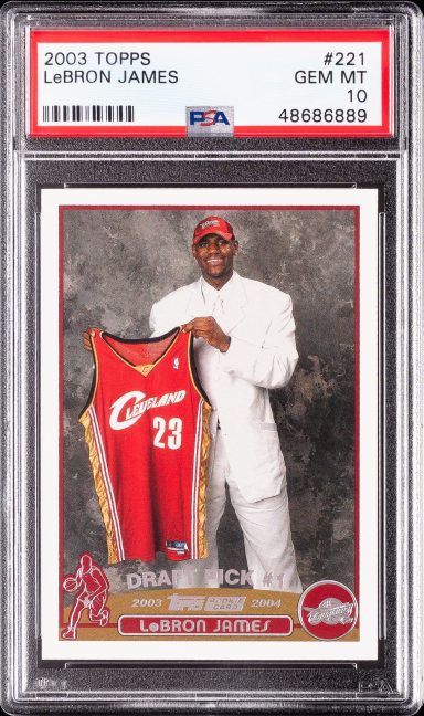 #221 LeBRON JAMES RC PSA 10 mint